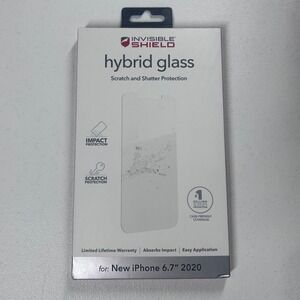 InvisibleShield Hybrid Glass Screen Protector for‎ New iPhone 6.7" 2020 NEW
